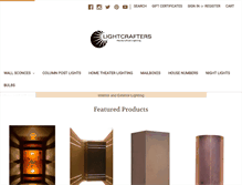 Tablet Screenshot of lightcrafters.com